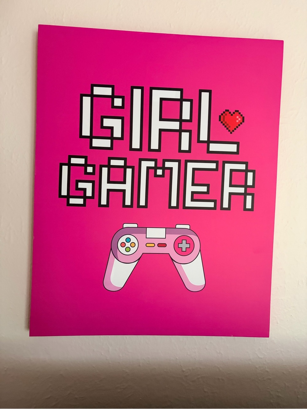Girl Gamer Canvas